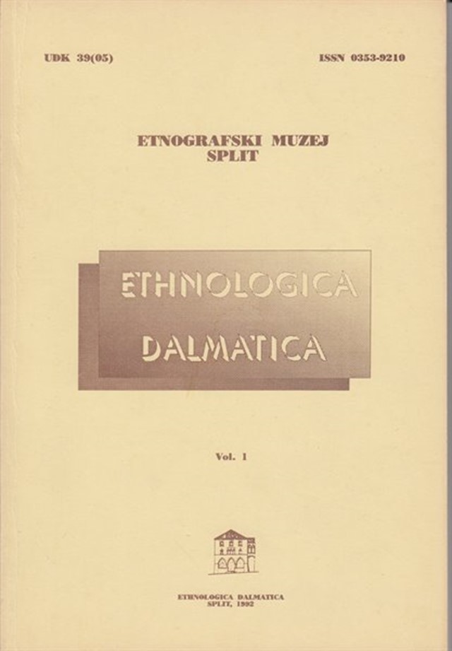 Ethnologica Dalmatica vol. 1