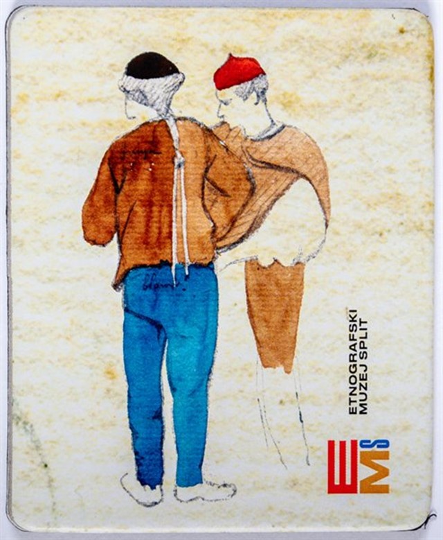 Magnet: Dva muškarca u nošnjama, 1858.