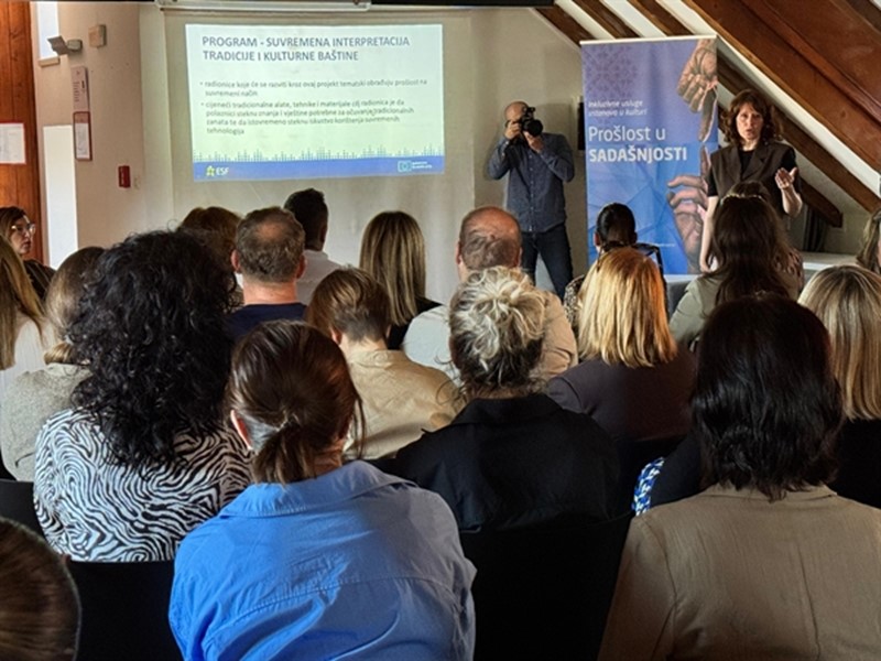 Početna konferencija "Prošlost u sadašnjosti – inkluzivne usluge ustanova u kulturi"